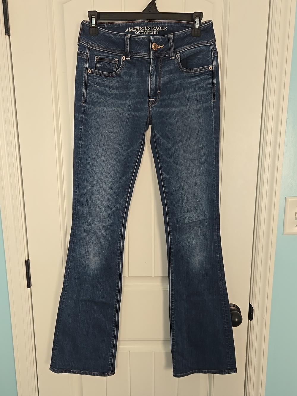 American Eagle Outfitters Dark Blue Flare Jeans